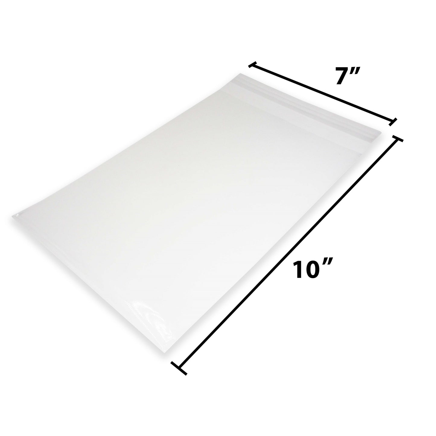 100 Qty Protective Comic Book Sleeves - Super Clear OPP Plastic Bags - 7.2" x 10.2"