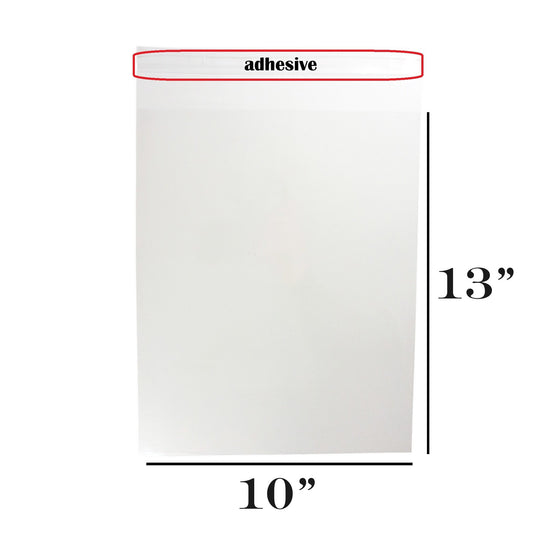100 Count Ultra Clear Self-Adhesive Re-Sealable Cello Bags