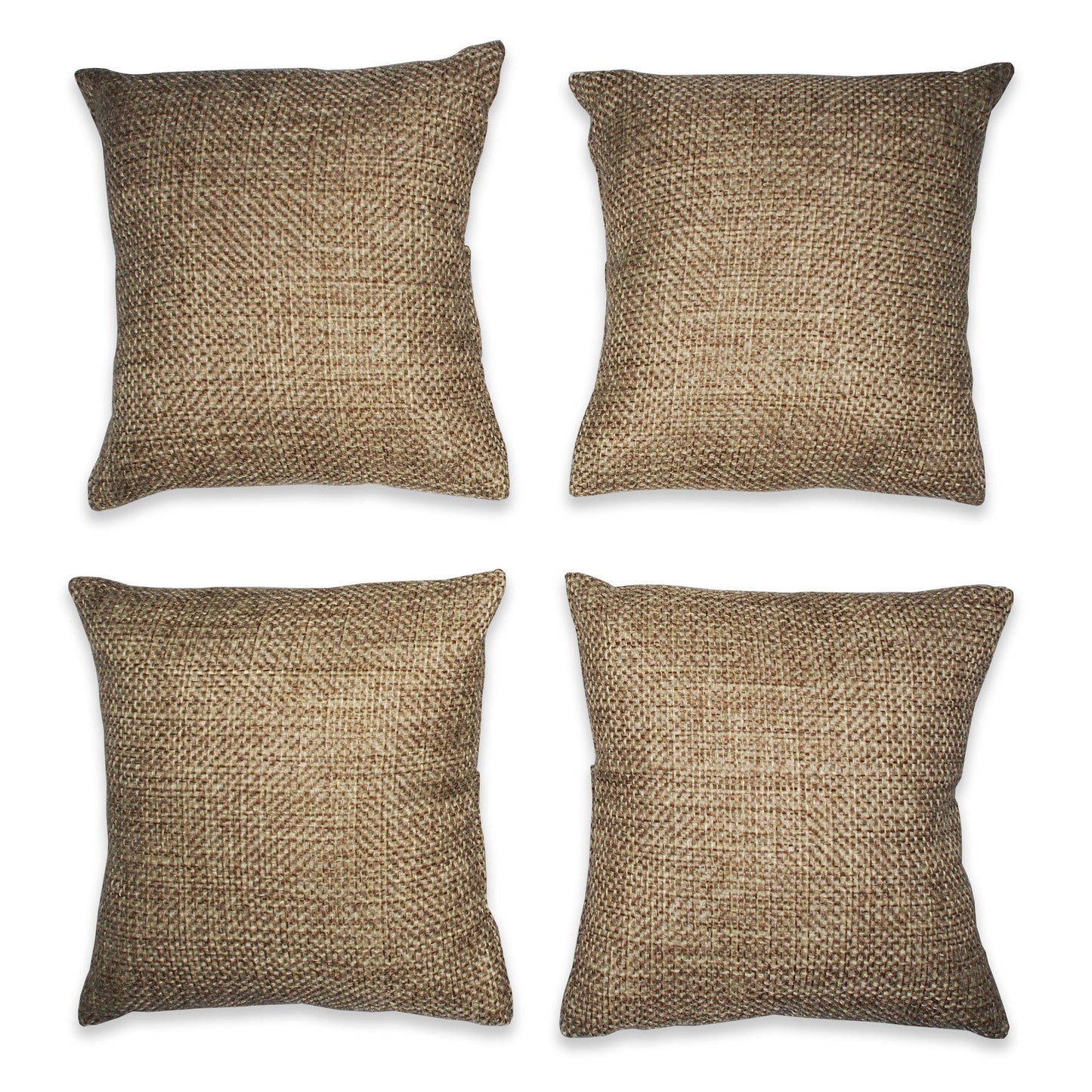 4" Burlap Fabric Pillow Displays