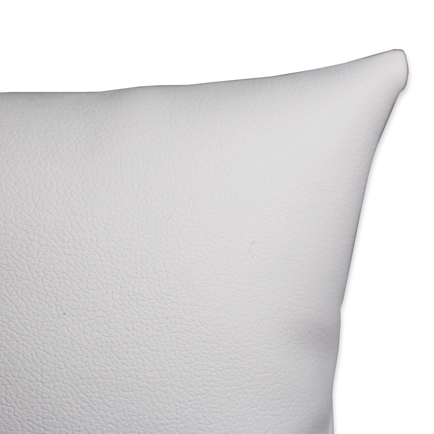3" White Leatherette Pillow Displays