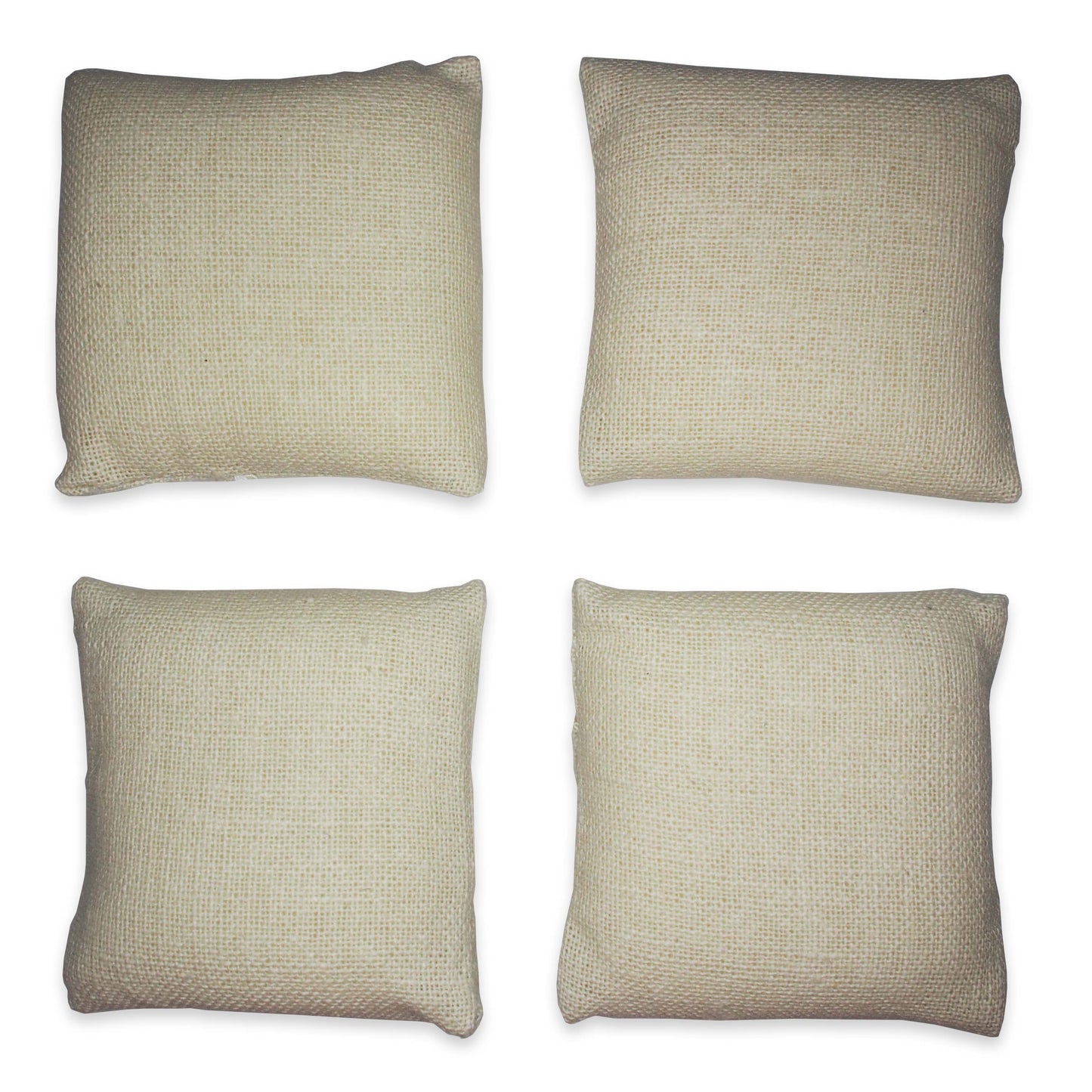 3" Beige Linen Pillow Displays