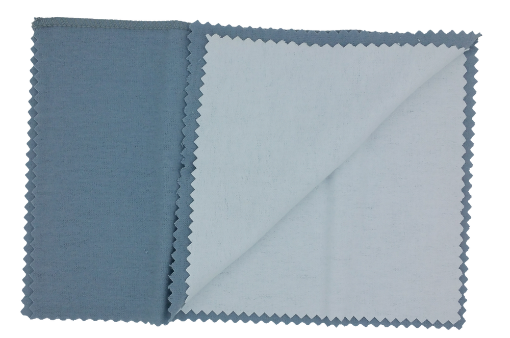 Grey/White Jewelry Polishing Cloth - 5 Sizes To Choose From