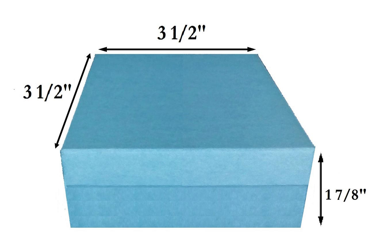Baby Blue Kraft Cotton Filled Boxes - 7 Sizes Available!