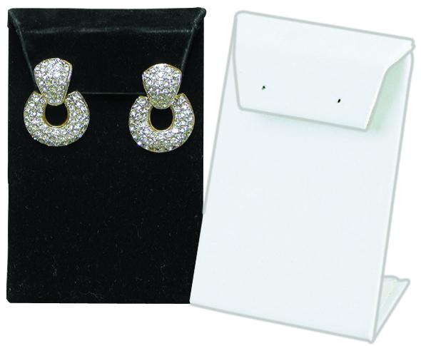 Black Single with Flap Earring Display