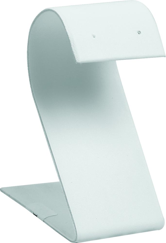 Steel Grey Single Tall Slim Curved Earring Display 3 1/2"H