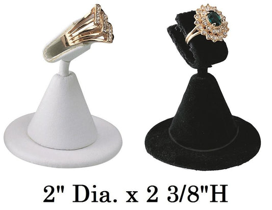 Black Single Ring Clamp Jewelry Display Stand