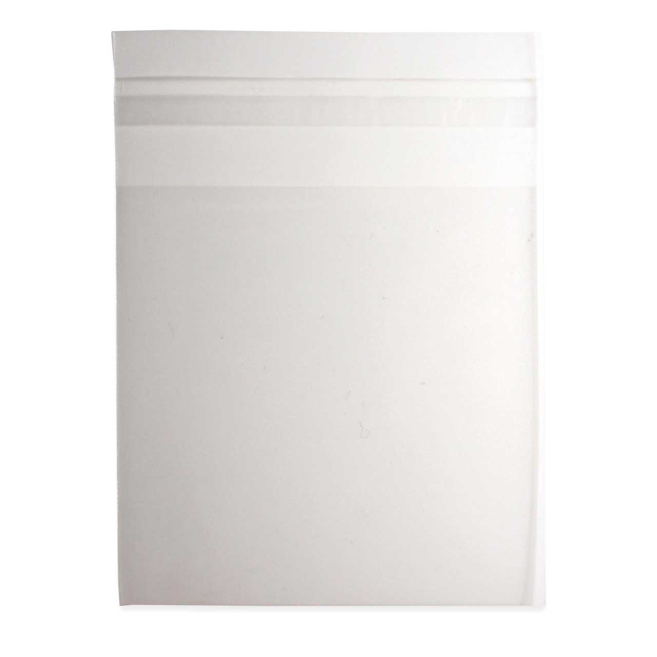 2 Mil Thick Ultra Clear Self Adhesive Resealable Clear Plastic Cellophane Poly Bag (100 Bags) -Multiple Sizes Available