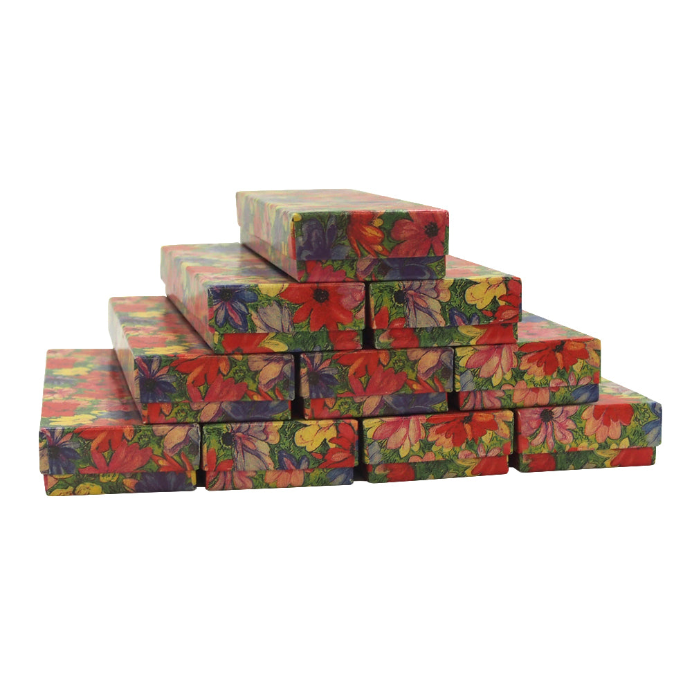 Flower Pattern Cotton Filled Boxes