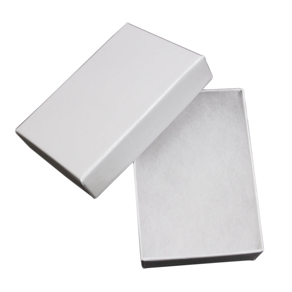 White Glossy Cotton-filled Boxes