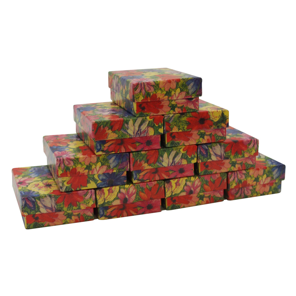 Flower Pattern Cotton Filled Boxes