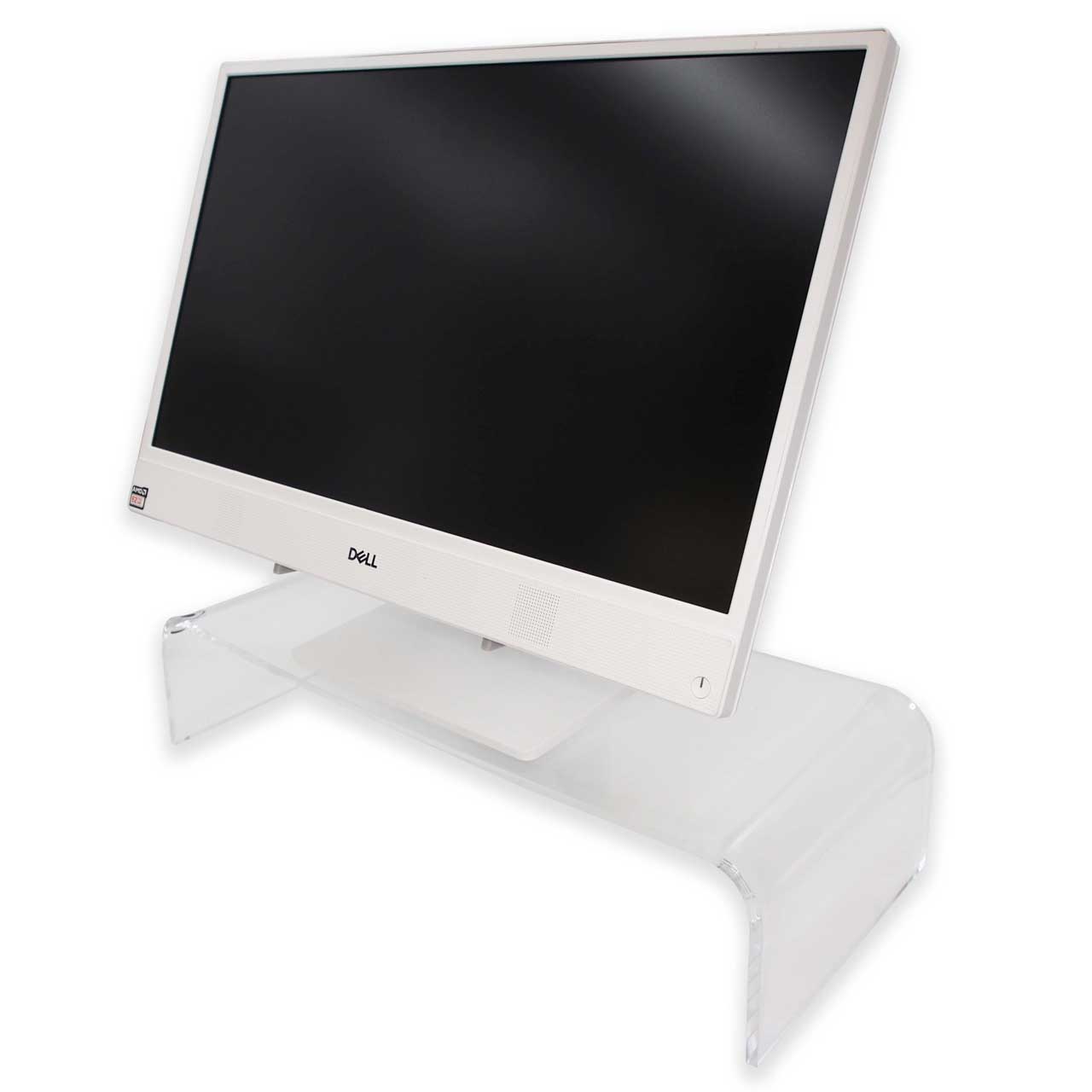 5" High Acrylic Glass Elevated Computer Monitor Stand - Qty 1