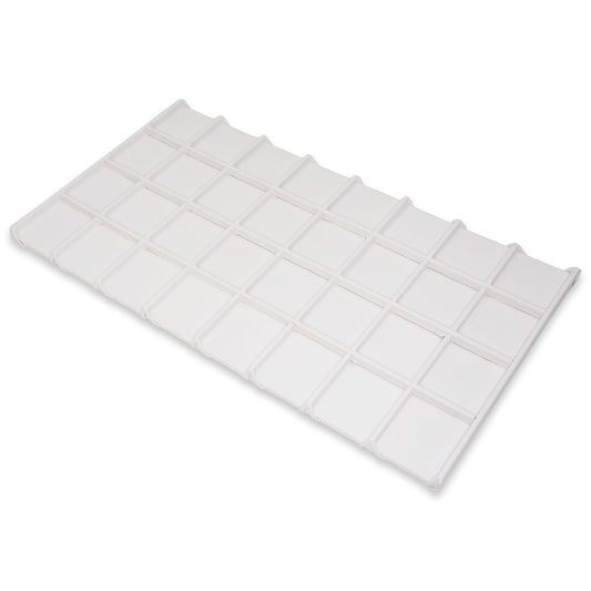 White Faux Leather 32 Section Deluxe Insert Liner