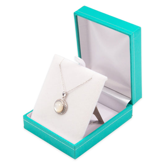 Robin's Egg Blue Pendant Gift Box