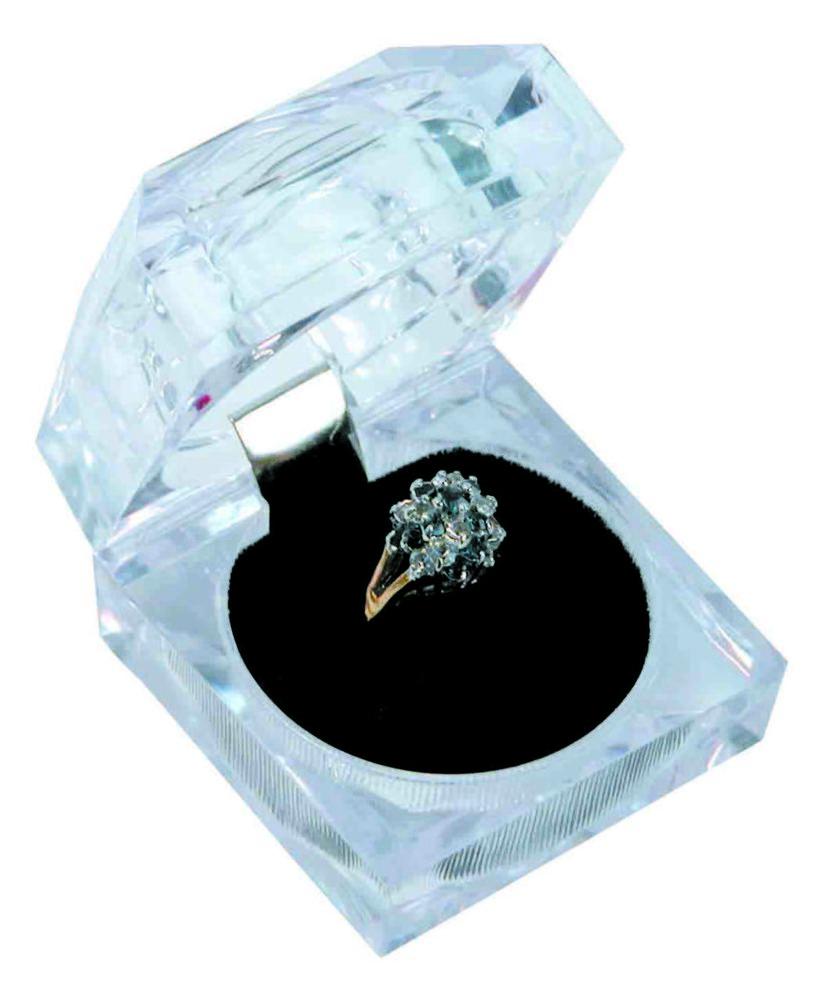 Crystal Style Ring Box