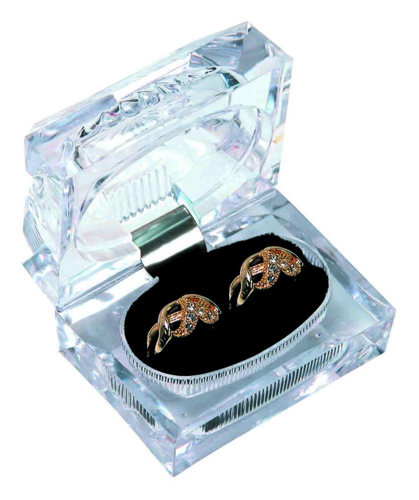 Crystal style Double Ring Box