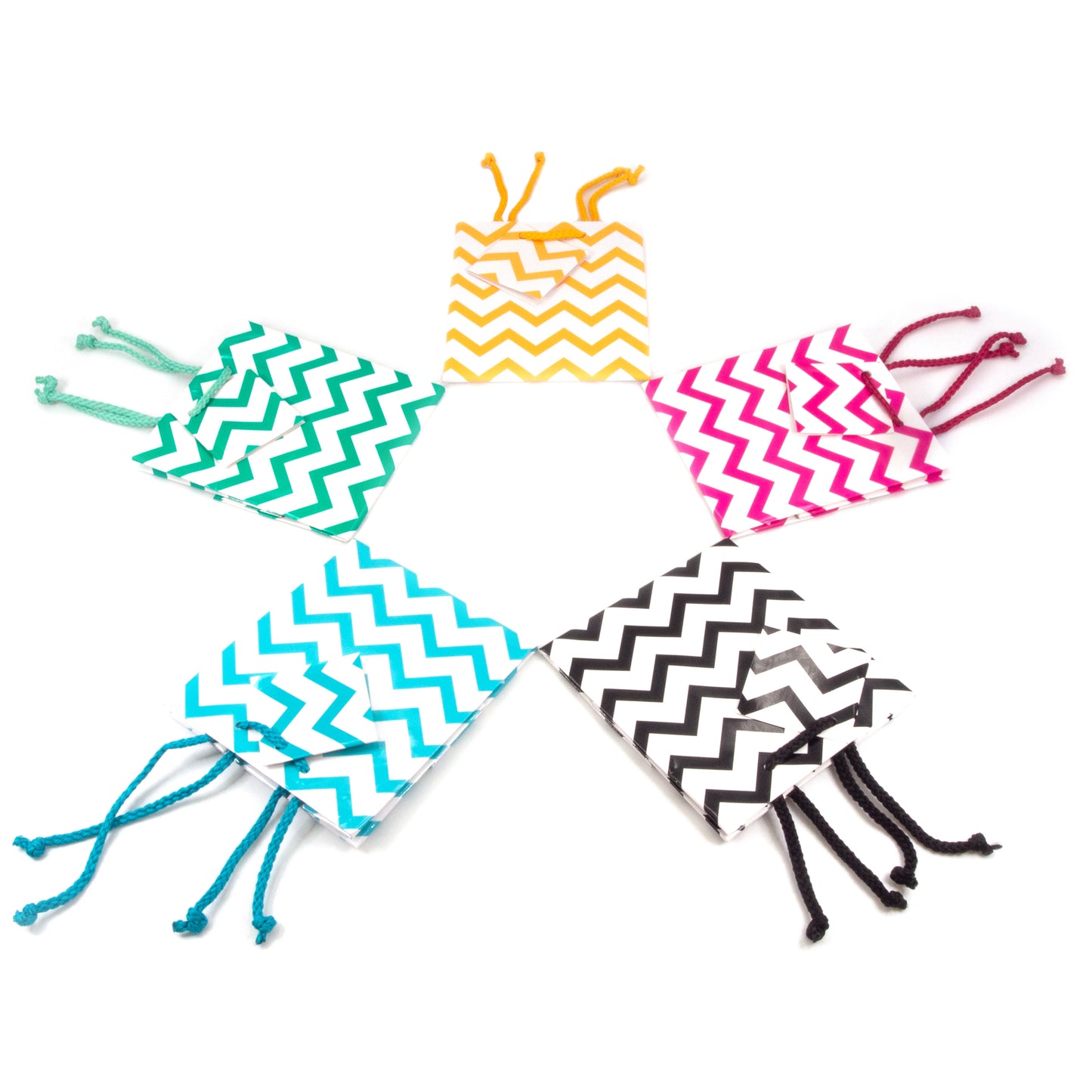 Assorted Chevron Gift Bag Paper Tote