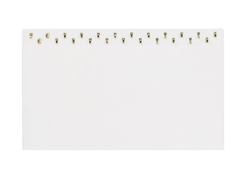 23 Hooks White Necklace Display Easel Stand