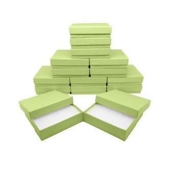 Light Green Kraft Cotton Filled Box by CuteBoxInc.com