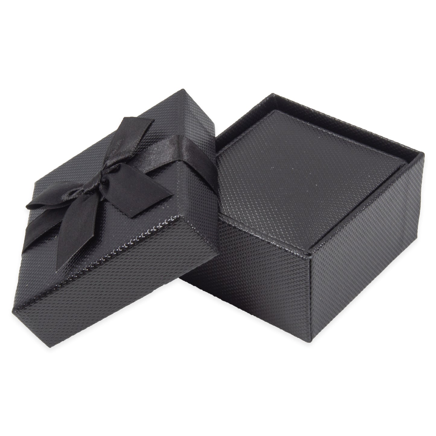 Black Pendant Wrap less Premium Ribbon Box