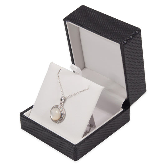 Black Pendant Wrap less Premium Ribbon Box