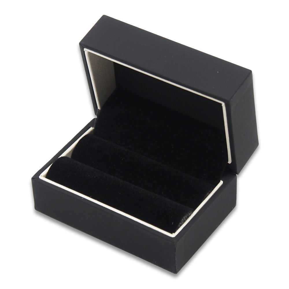 Black Elegant Matte Boxes with Reversible Inserts