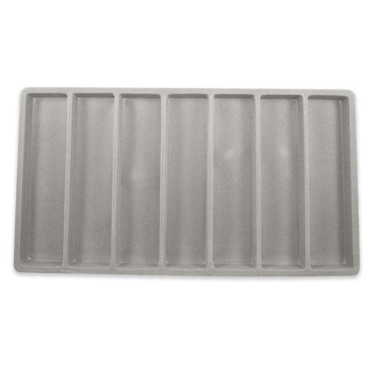 Grey Flocked Compartment Tray Inserts