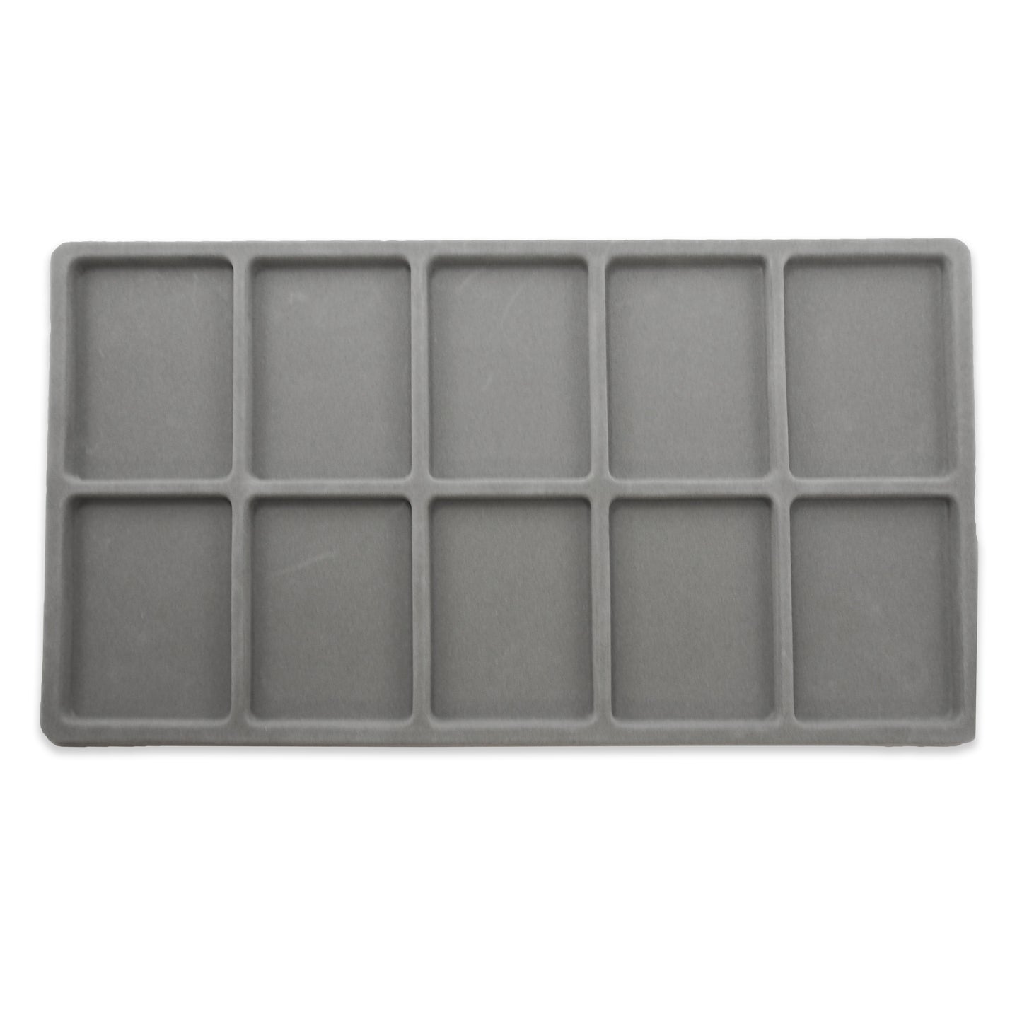 Grey Flocked Compartment Tray Inserts