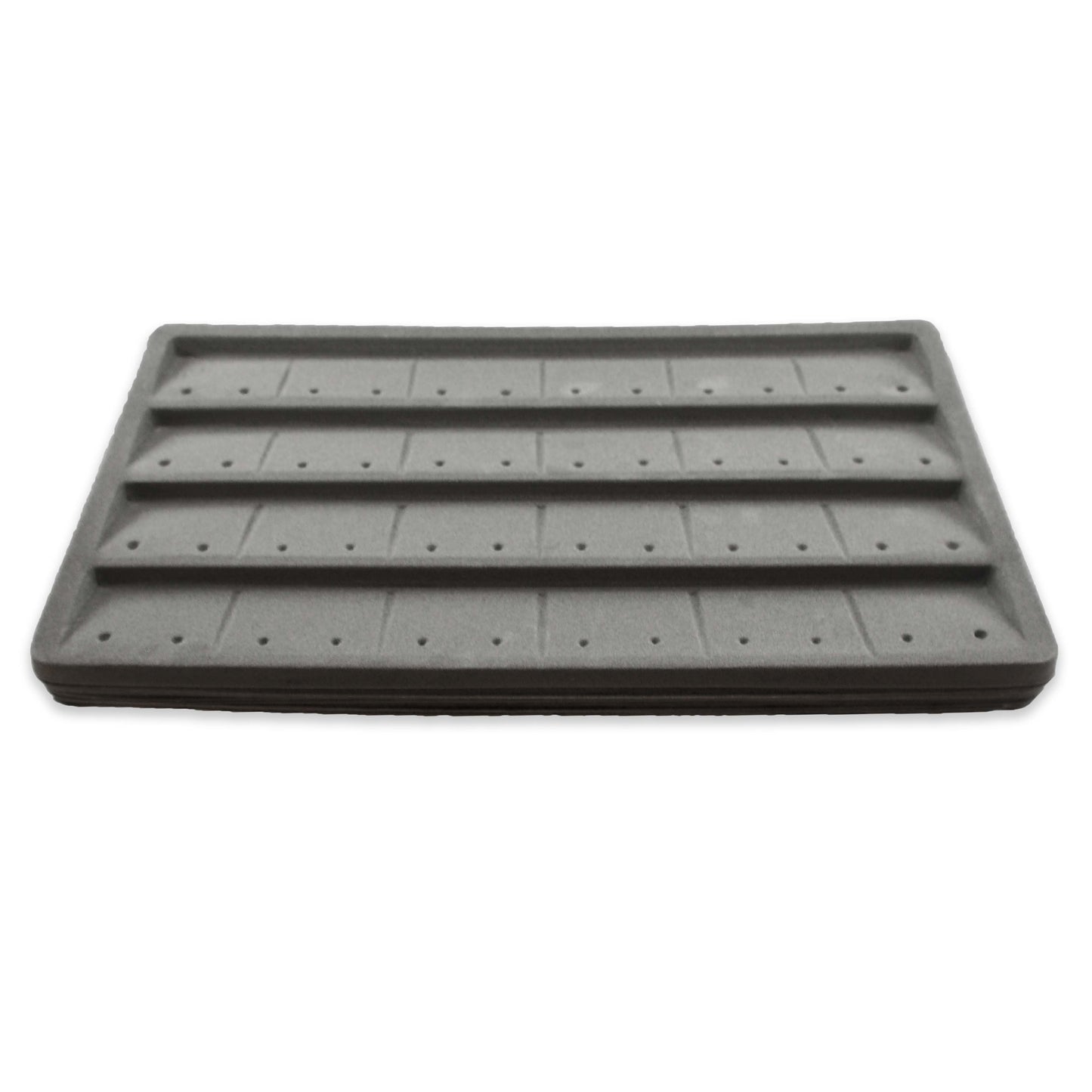 Grey Flocked Compartment Tray Inserts