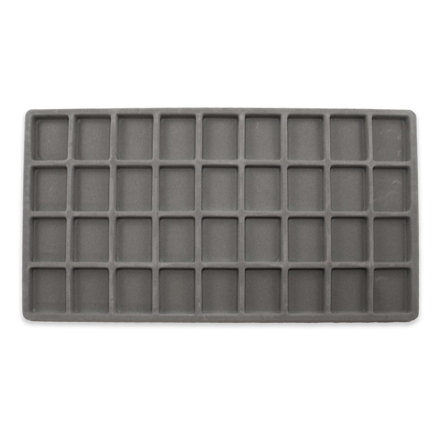 Grey Flocked Compartment Tray Inserts