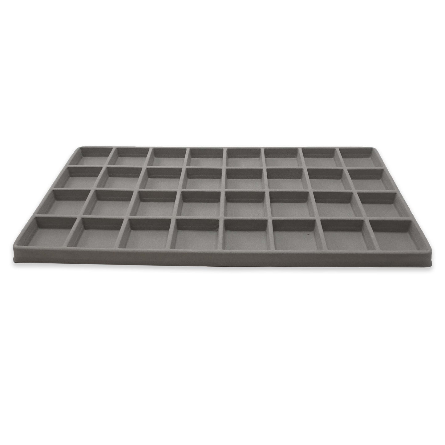 Grey Flocked Compartment Tray Inserts