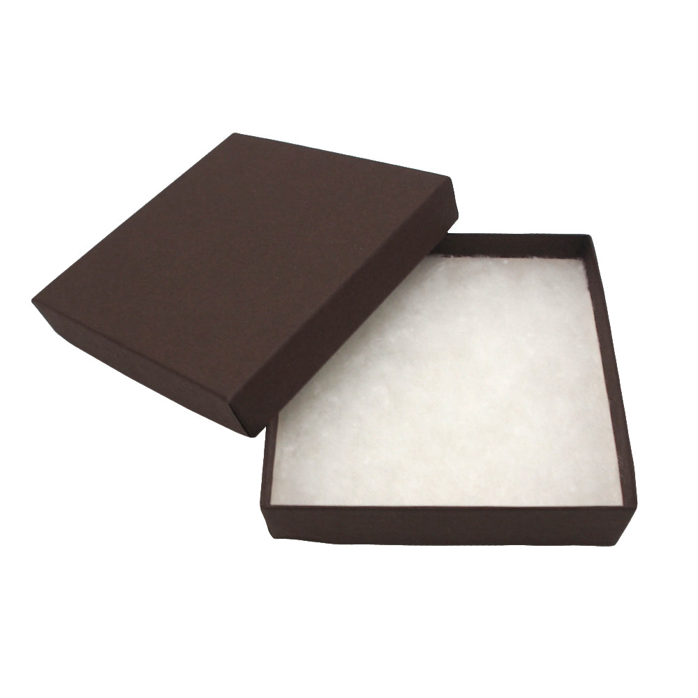 Chocolate Kraft Cotton Filled Boxes - 6 Sizes Available!