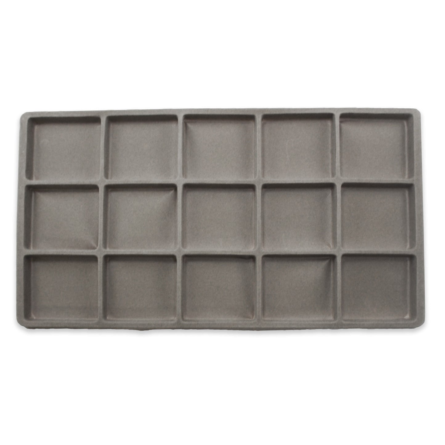 Grey Flocked Compartment Tray Inserts