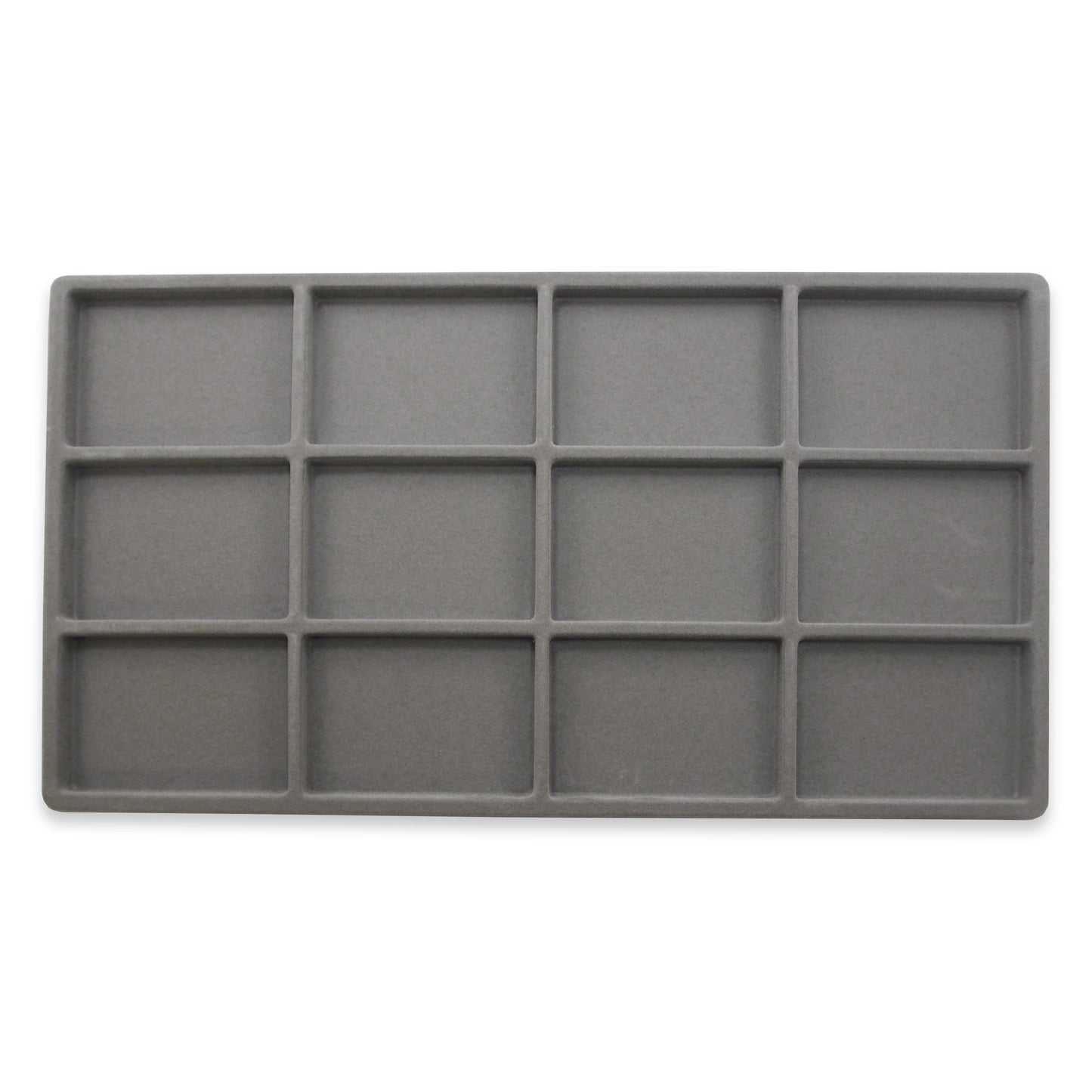 Grey Flocked Compartment Tray Inserts