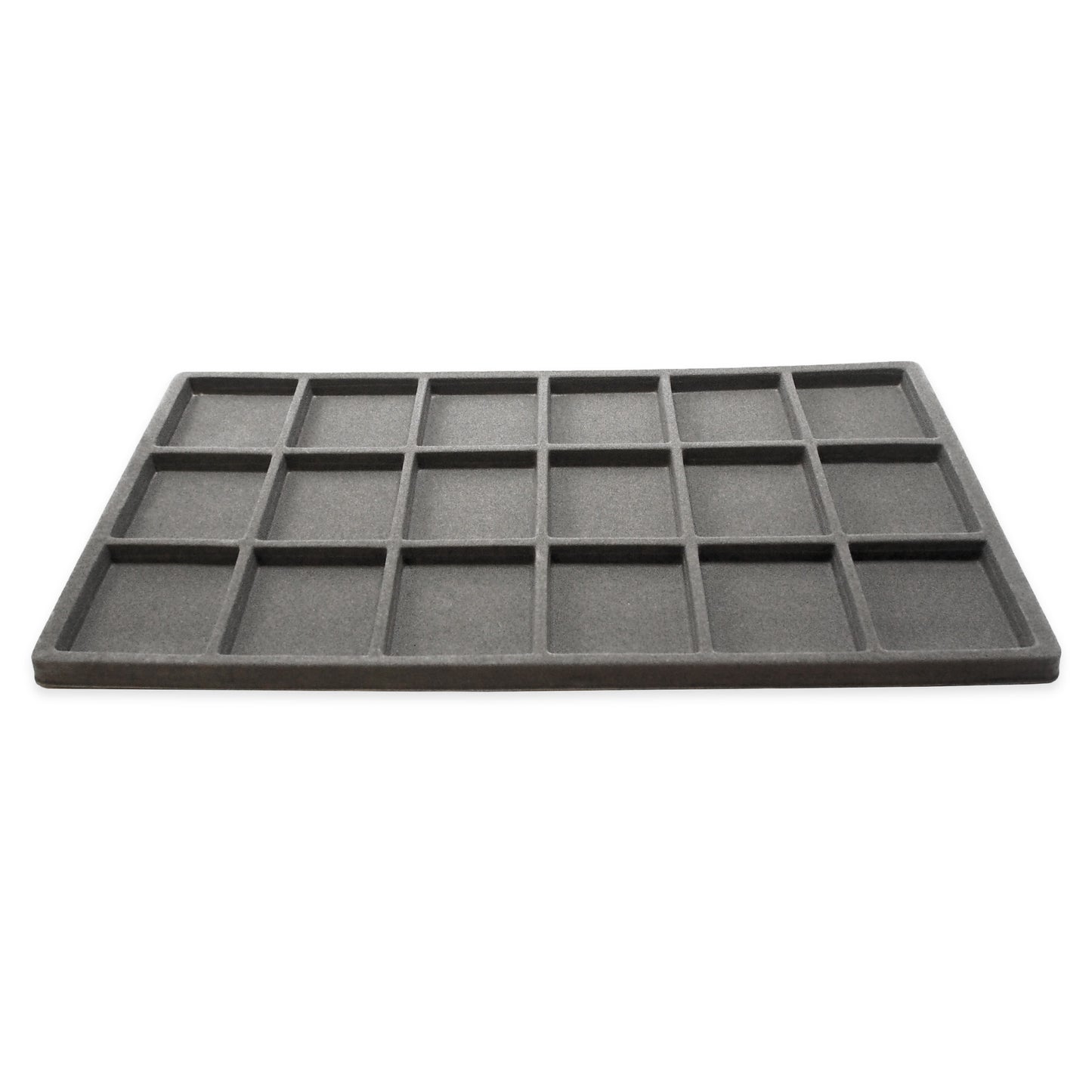 Grey Flocked Compartment Tray Inserts