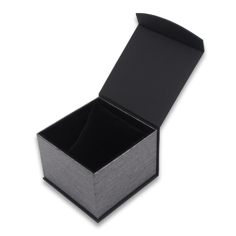 Grey Metallic Deluxe Magnetic Flap Boxes