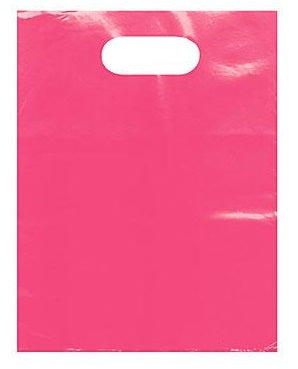 15 x 18 x 4 pink Patch Handle bag