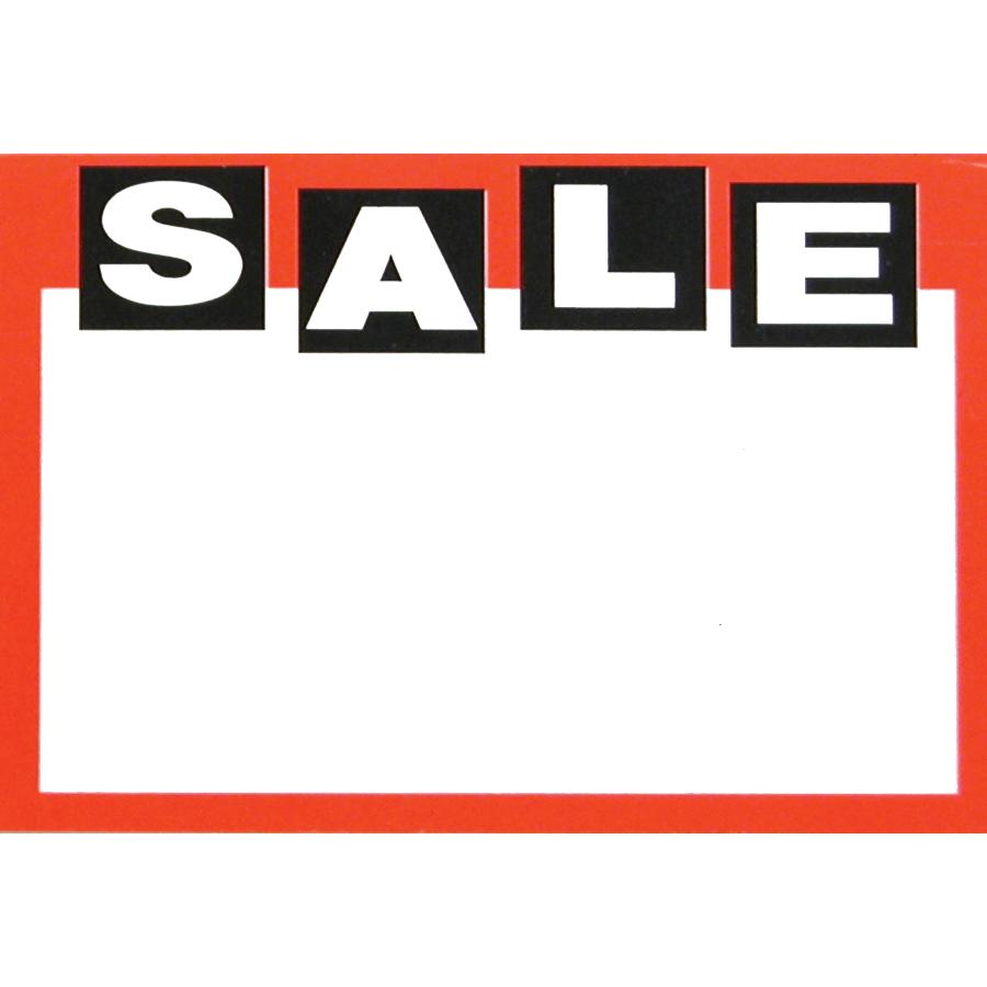 Small Paper "SALE" Store Message Sign (50Pcs/Pack)