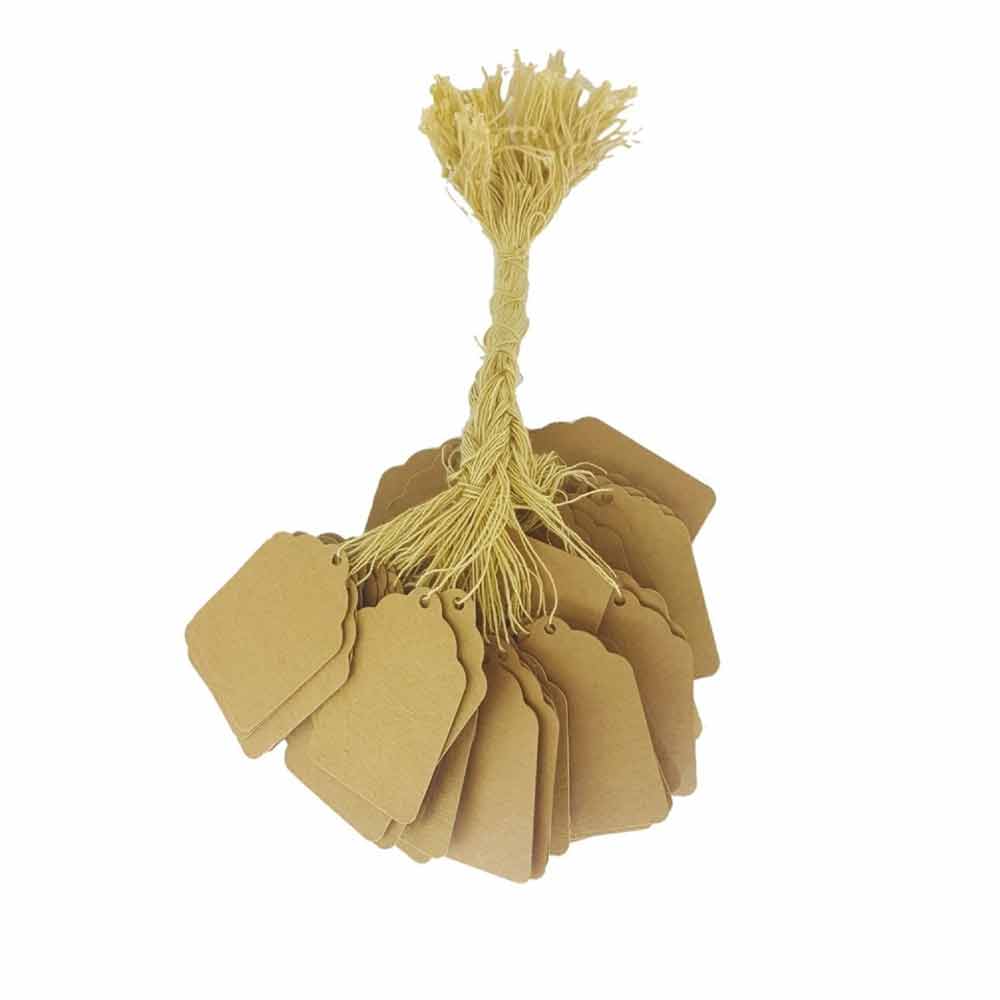 Kraft String Tags - 100pcs/Pack – CuteBox Company