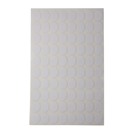 Sheet of Oval Self Adhesive Plain Label - 1040 Labels (1/2" x 3/8")