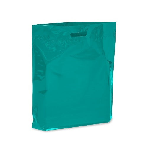 20 x 20 x 5 inch Patch handle bag in the color of Teal