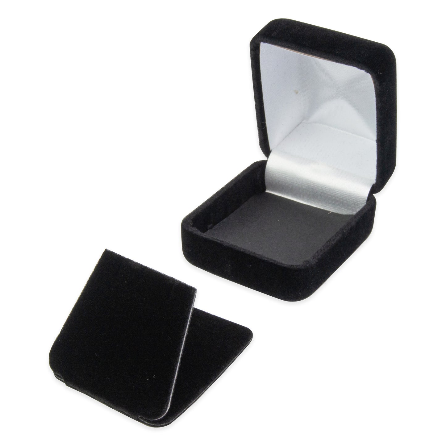 Classic Black Velvet Earring Jewelry Gift Box