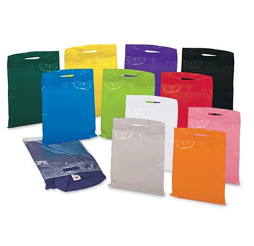 20 x 20 x 5 inch patch handle bags, multiple colors shown.